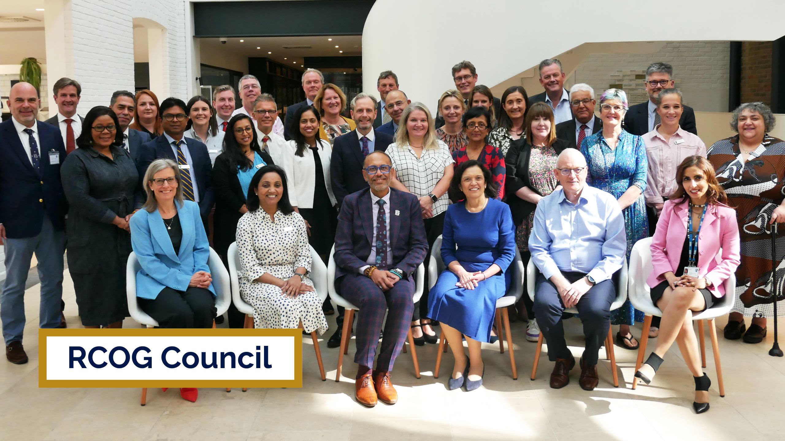 A group photo of RCOG Council